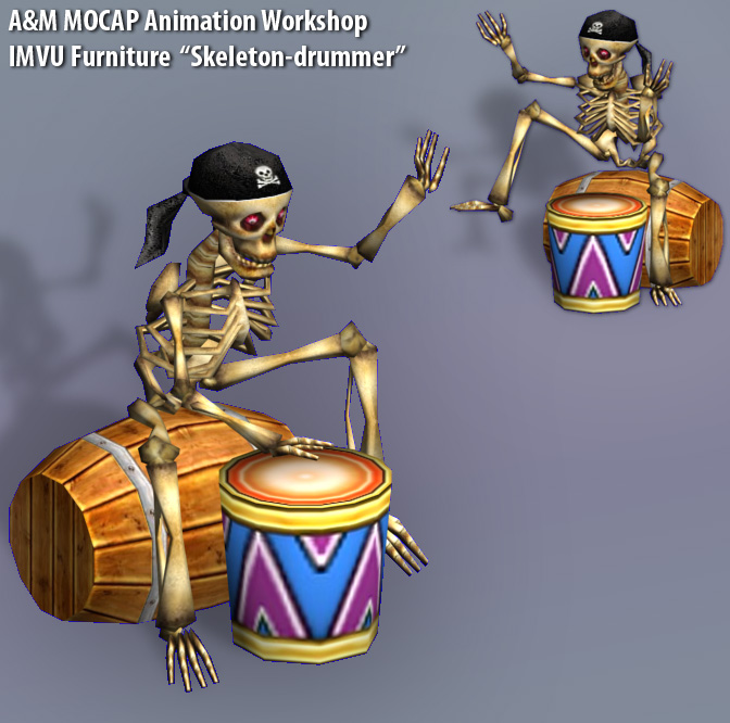 Skeleton-drummer